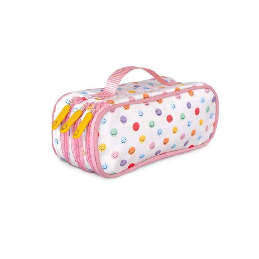Bolsa Porta Lapis Tripla Eco Smile Up