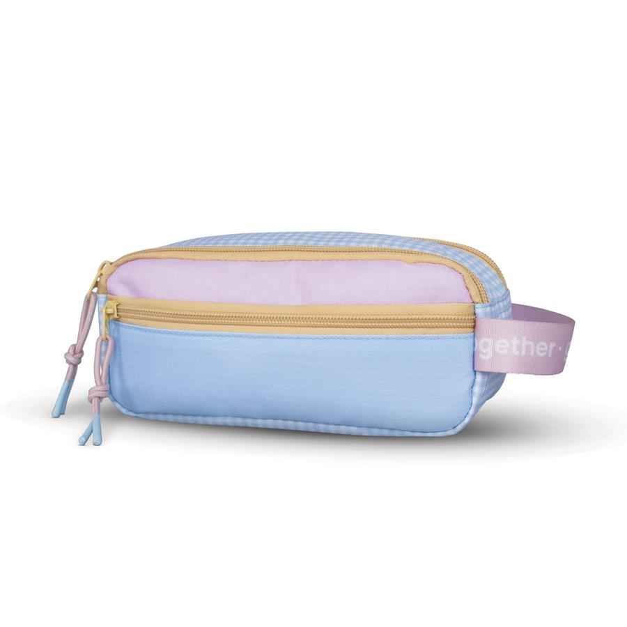 Bolsa Porta Lapis Dupla Eco Sweet Vichy