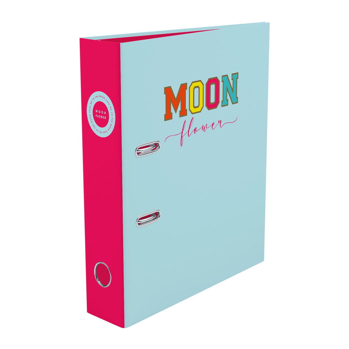 Capa A4 Lombada Larga Teen Moonflower