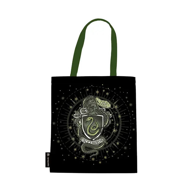 Saco de Algodão Paperblanks - Slytherin Tote (Black)