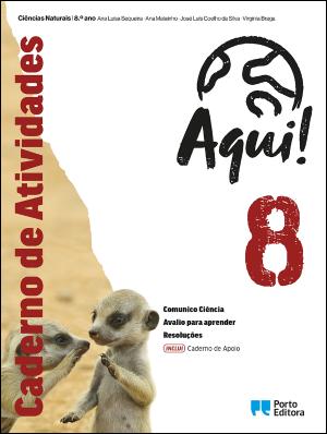 Aqui! 8 - Ciências Naturais - 8.º Ano Caderno de atividades 2026