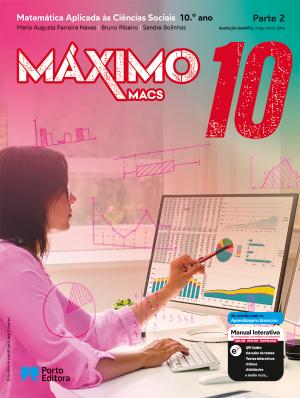Máximo - Matemática Aplicada às Ciências Sociais - 10.º ano Manual 2026