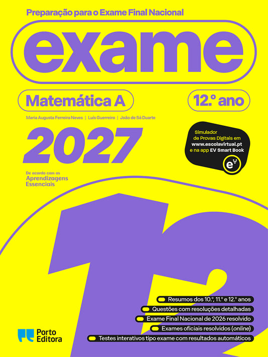 Preparação para o Exame Final Nacional 2027 - Matemática A - 12.º ano  
