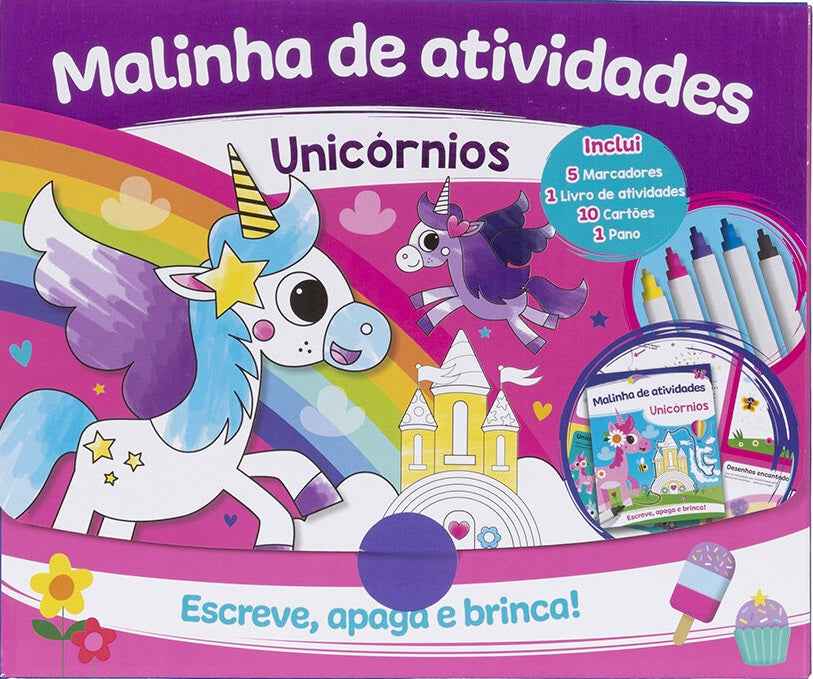 Malinha de atividades - Unicórnios