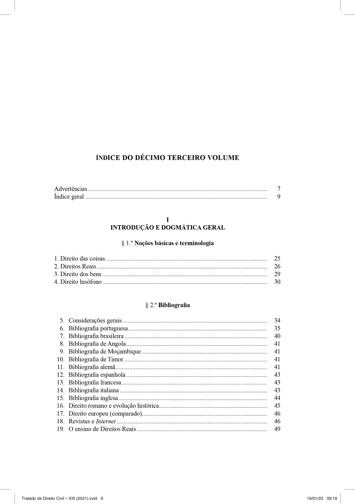 Treatise on Civil Law XIII - Property Rights - Part One