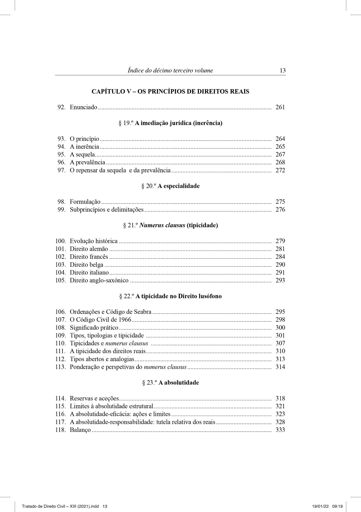 Treatise on Civil Law XIII - Property Rights - Part One