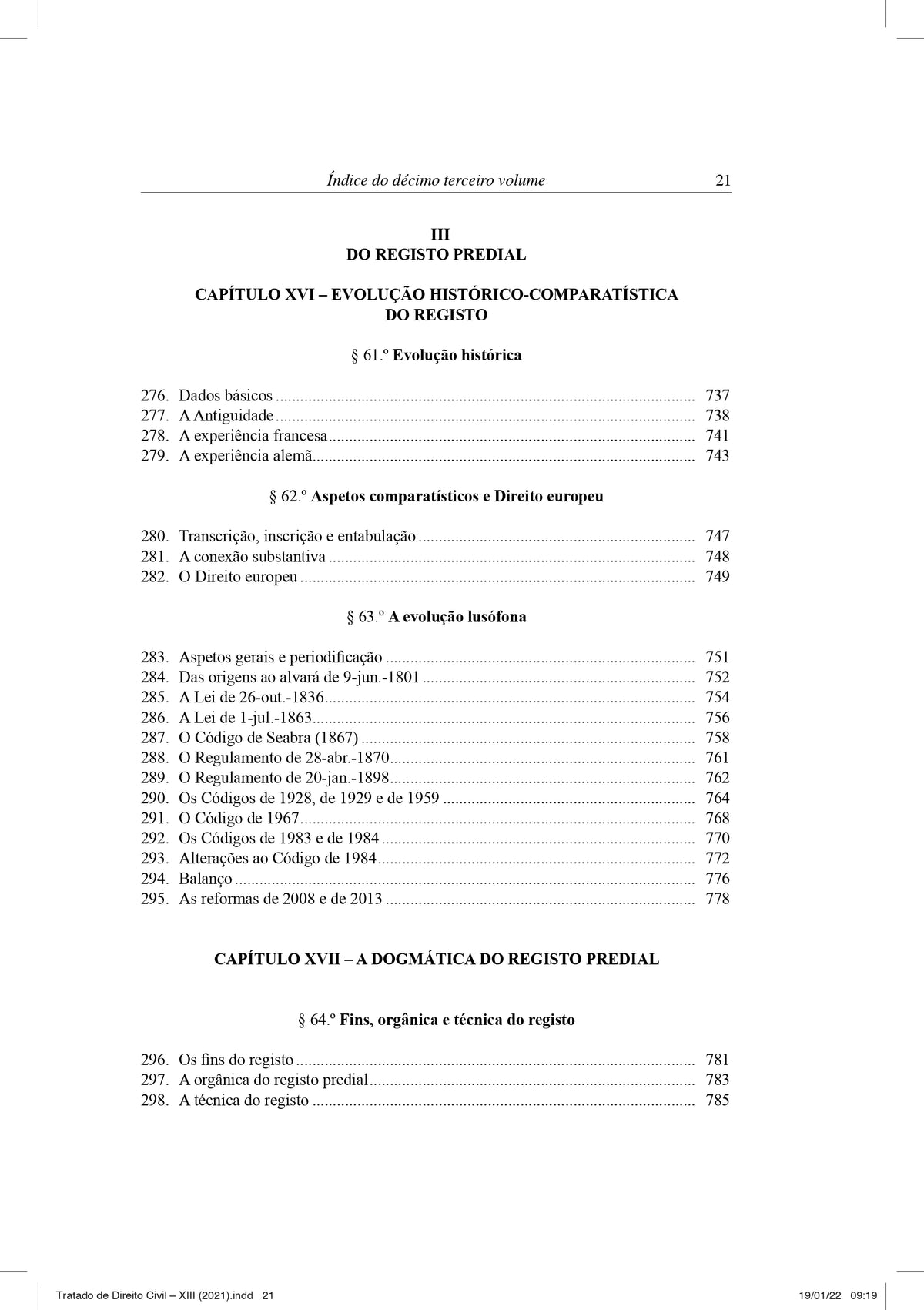 Treatise on Civil Law XIII - Property Rights - Part One