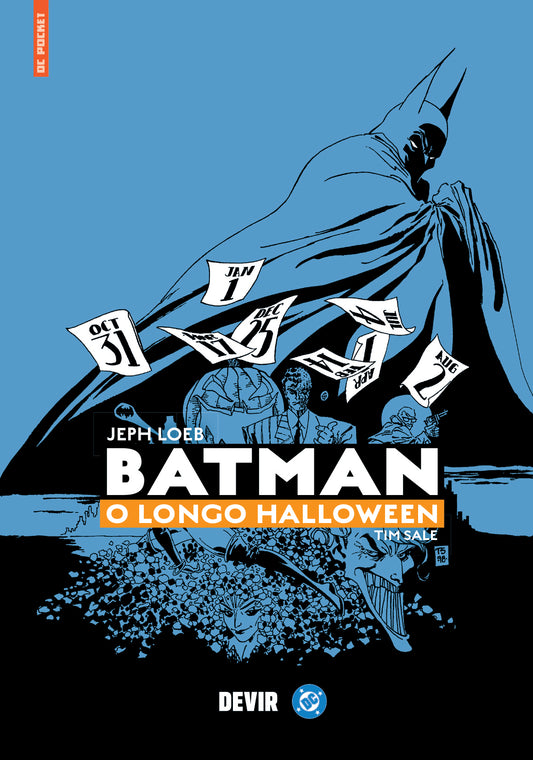 Capa do livro Batman. O Longo Halloween de Jeph Loeb, Tim Sale