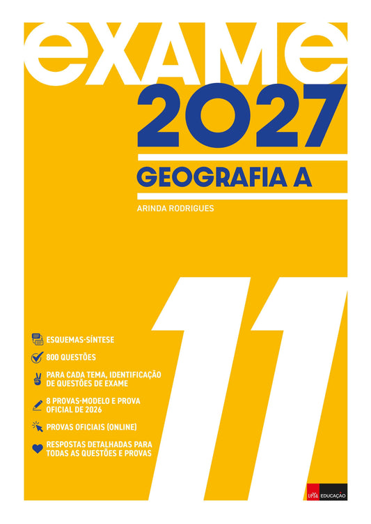 Exame 2027 Geografia A 11 - Arinda Rodrigues