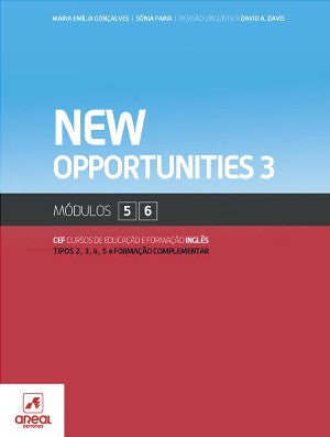 New Opportunities 3 - Inglês - Módulos 5 e 6 - Cursos de Educação e Formação 2026