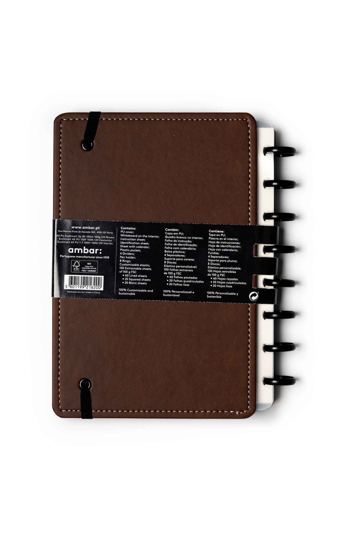 Caderno EcoSmart Design A5 PU