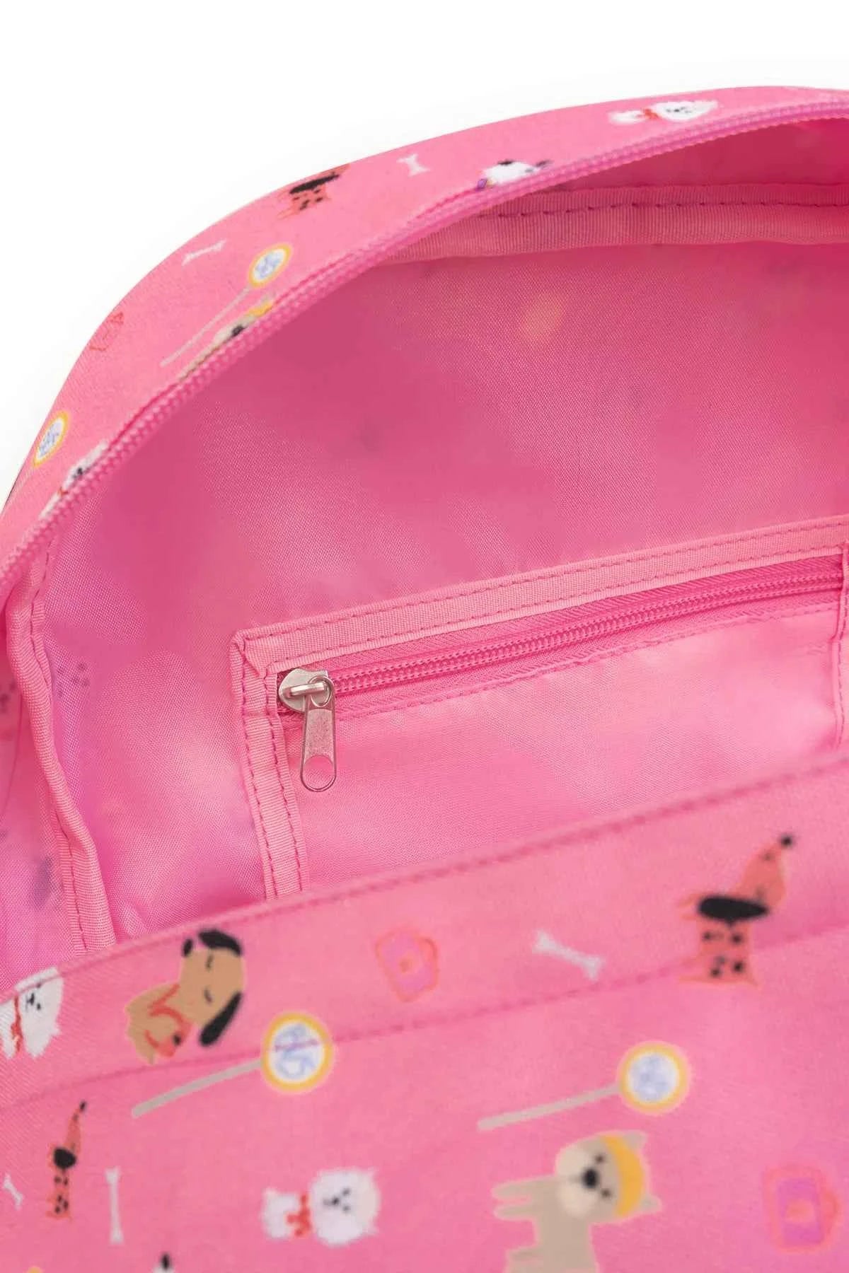 Mochila Dog Person Pink