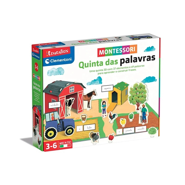 JOGO CLEMENTONI MONTESSORI - QUINTA DAS PALAVRAS 67755