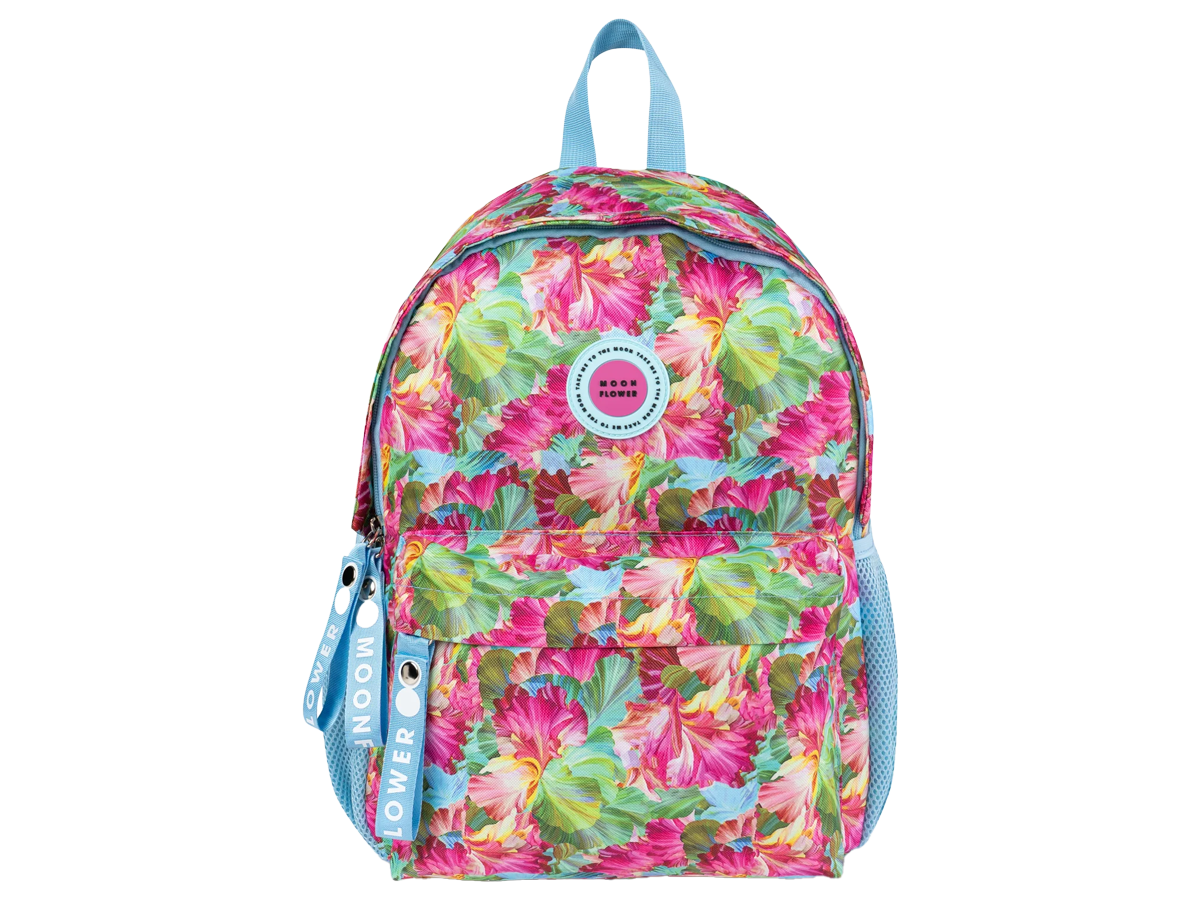 Mochila Tropical Flowers Teen Moonflower