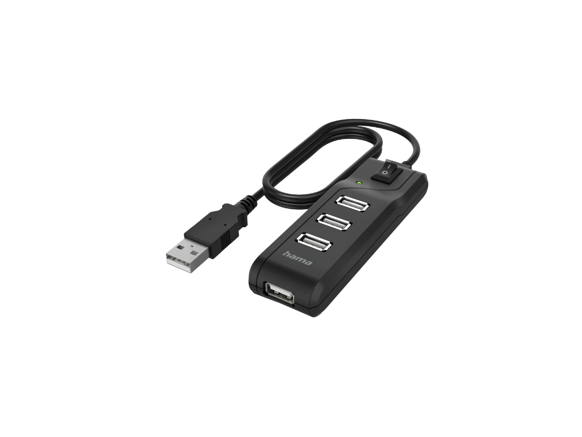 HAMA USB 2.0 Hub 4 Ports 480 Mbps