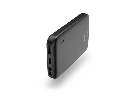 Hama "Pocket 5" Power Pack, 5000 mAh, Outputs: 2x USB-A