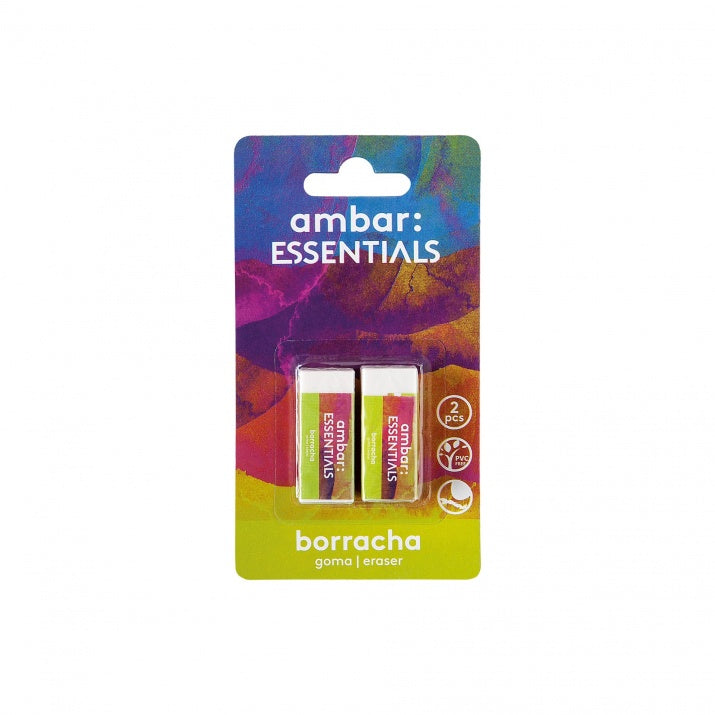 Borracha Branca 4x1,6x1 cm Ambar