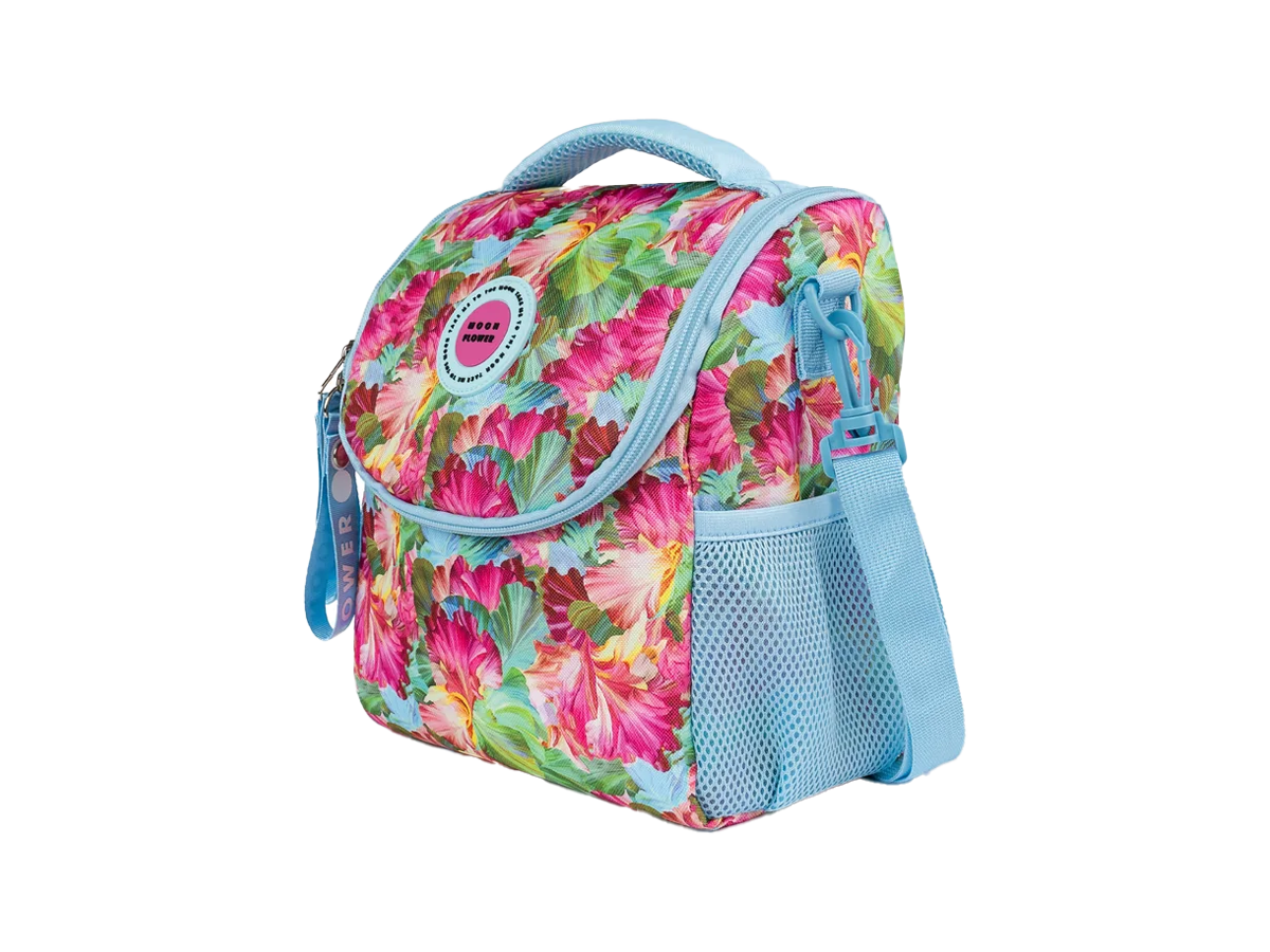 Saco Lanche Tropical Flowers Teen Moonflower