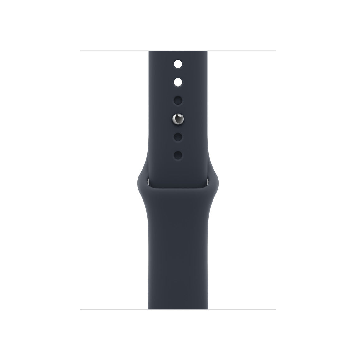 Bracelete desportiva para Apple Watch preta, com vários orifícios de ajuste