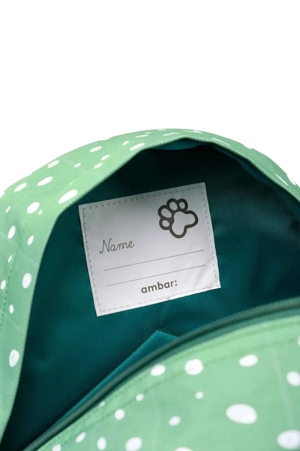 Mochila Dog Person Green Furry