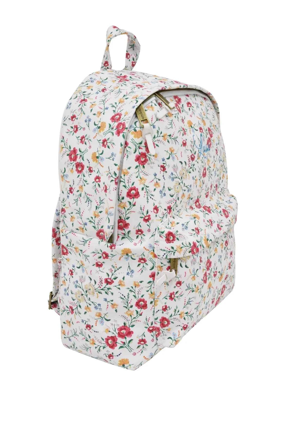 Mochila Lusa White Flowers