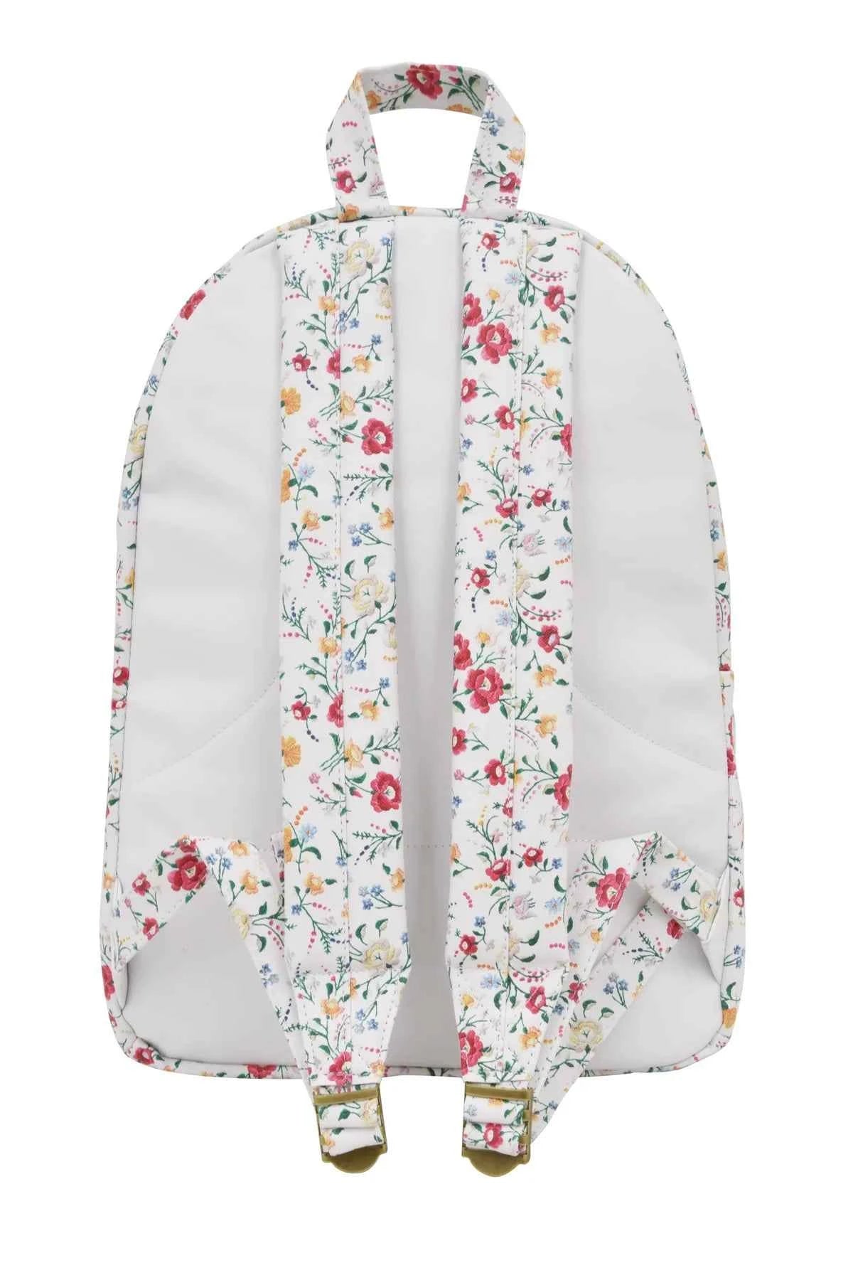 Mochila Lusa White Flowers