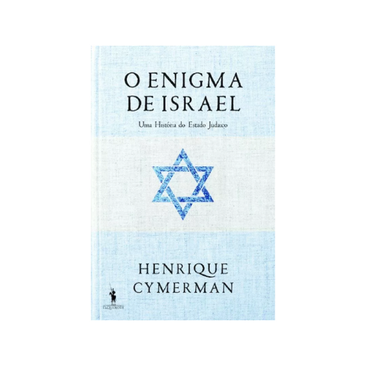 Capa do livro O Enigma de Israel de Henrique Cymerman sobre a história do Estado Judaico - trade by cda