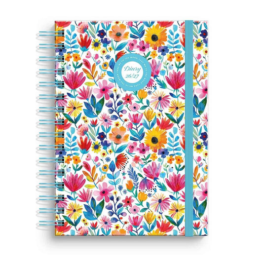 Agenda Escolar A5 Garden Moonflower 2026/2027