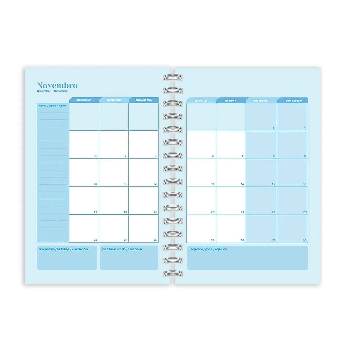 Agenda Escolar A5 Garden Moonflower 2026/2027