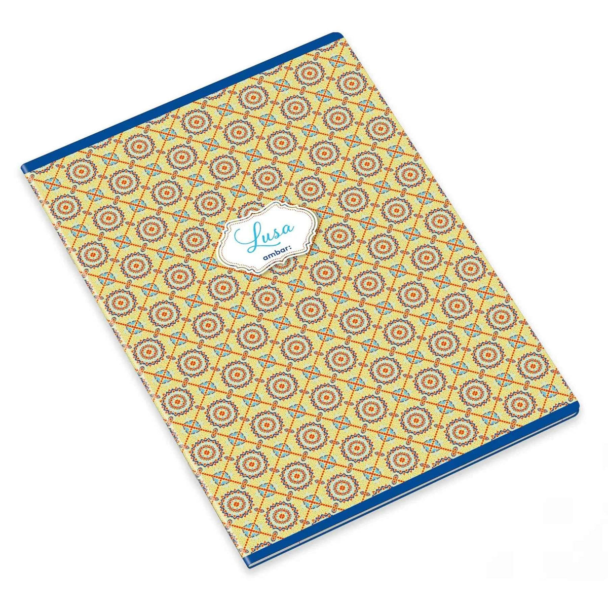 Caderno Agrafado A4 Ambar Lusa Tile Pautado – Caderno de 60 Folhas