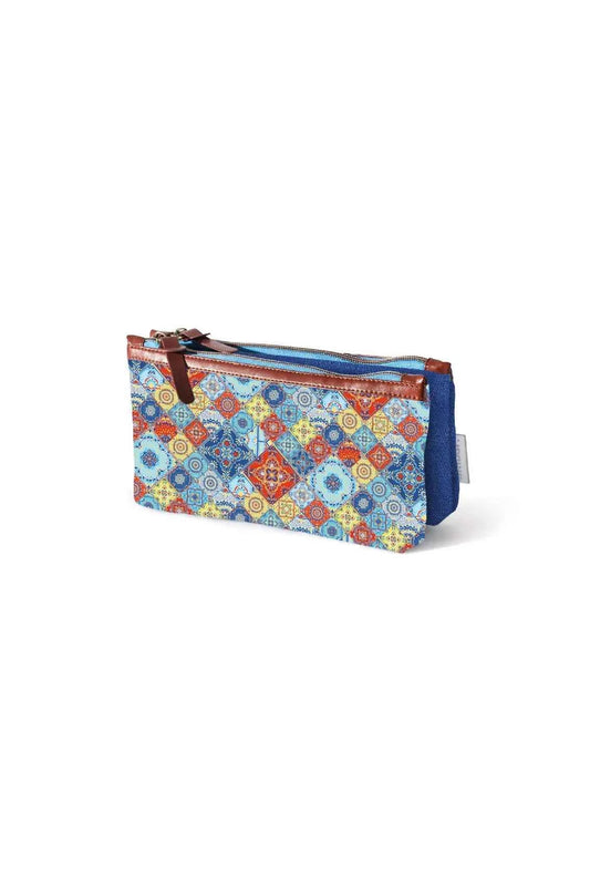 Bolsa Dupla Ambar Lusa Tile Blue