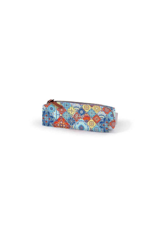 Estojo Ambar Lusa Tile Blue