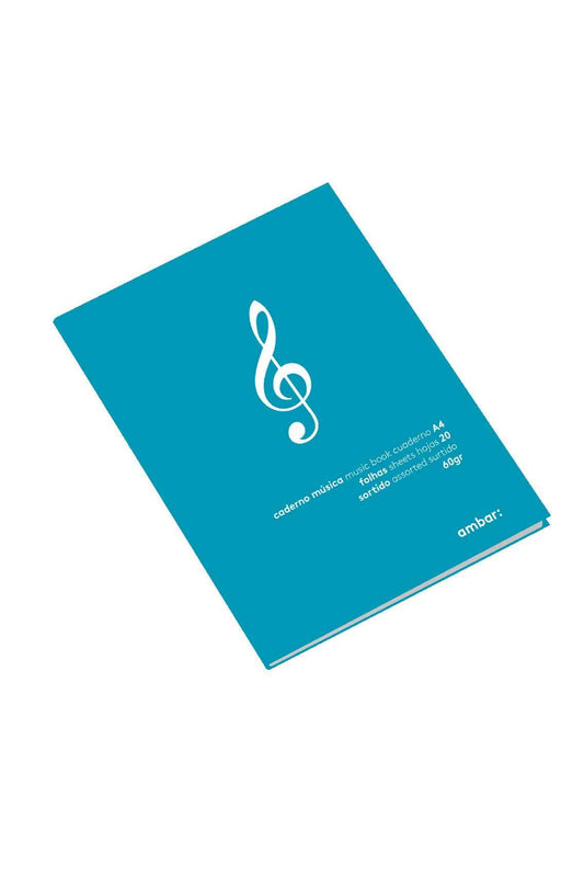 Caderno Música Ambar School A4 Sortido