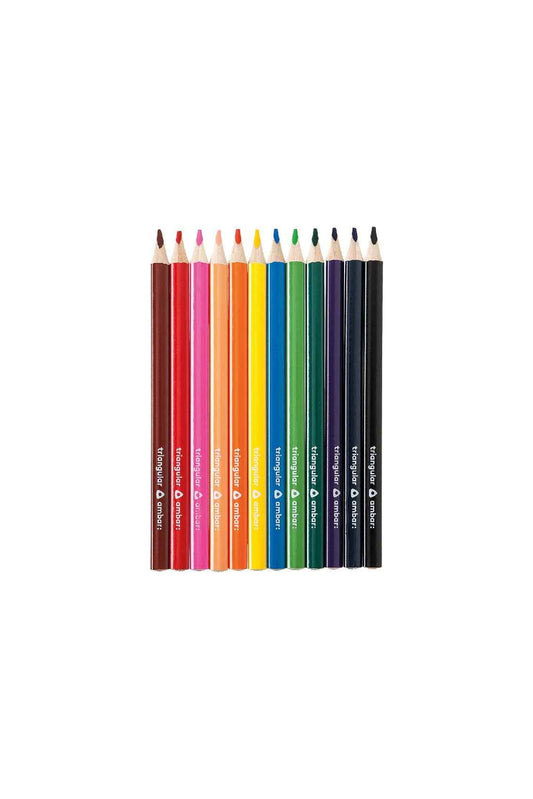 Lápis de Cor Jumbo Ambar 12 unidades