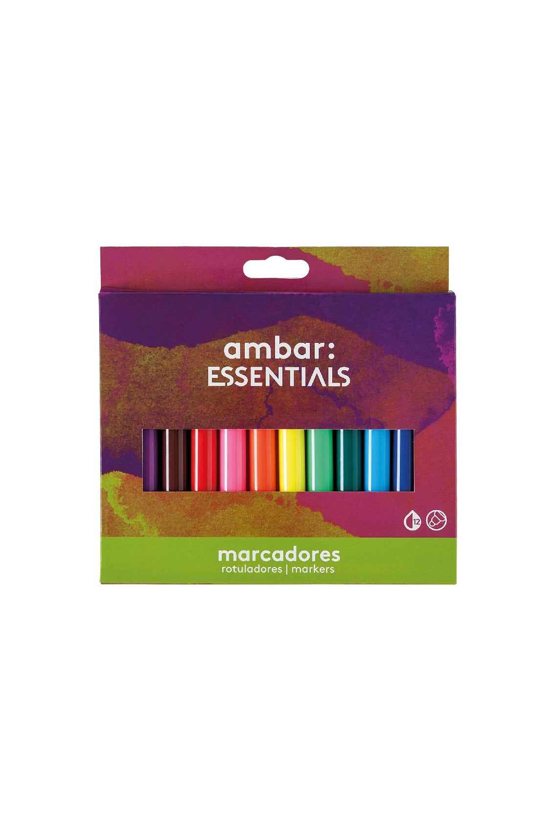 Marcadores Jumbo Ambar 12 unidades