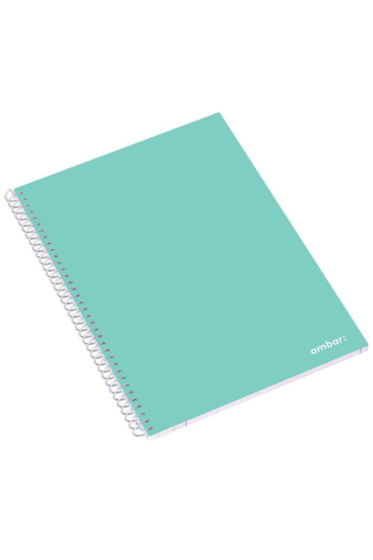 Caderno Espiral Ambar School A4 Quadriculado