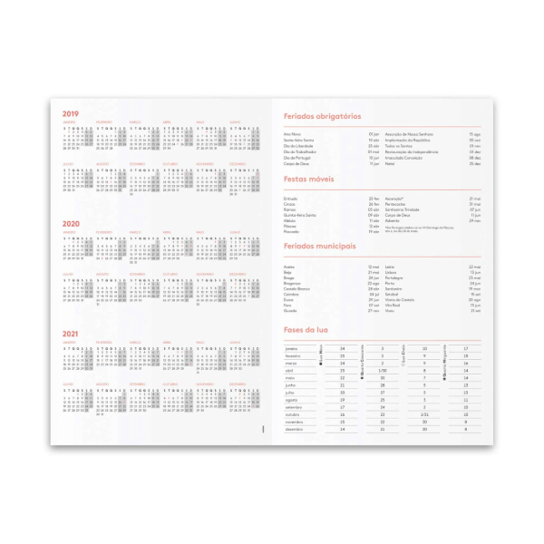 Agenda Diária 2026 A4 Comércio & Indústria AMBAR