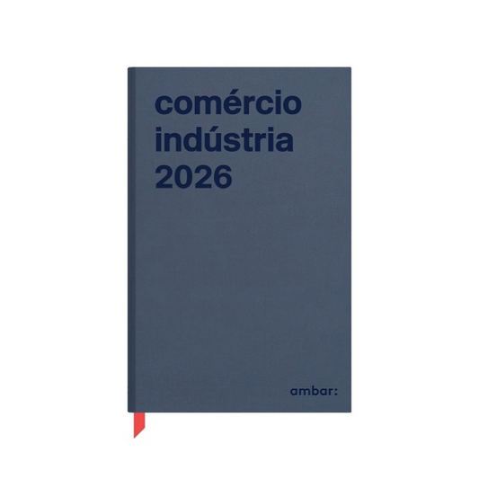 Agenda Diária 2026 A4 Comércio & Indústria AMBAR