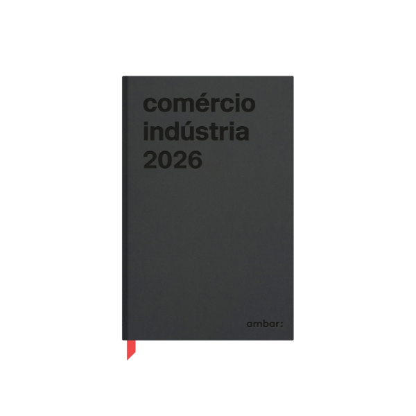 Agenda Diária 2026 A4 Comércio & Indústria AMBAR