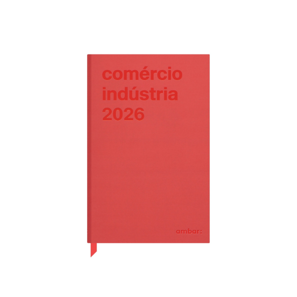 Agenda Diária 2026 A4 Comércio & Indústria AMBAR