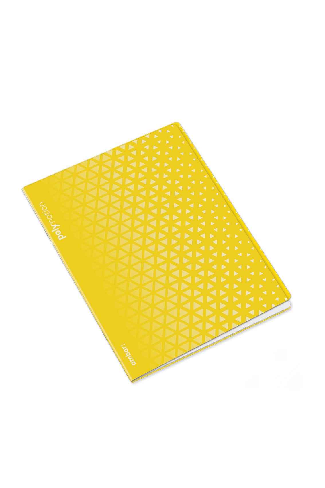 Caderno Agrafado Polipro Triangles A4 Quadriculado
