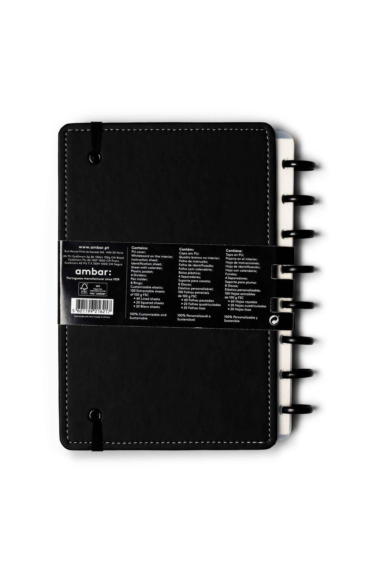Caderno EcoSmart Design A5 PU