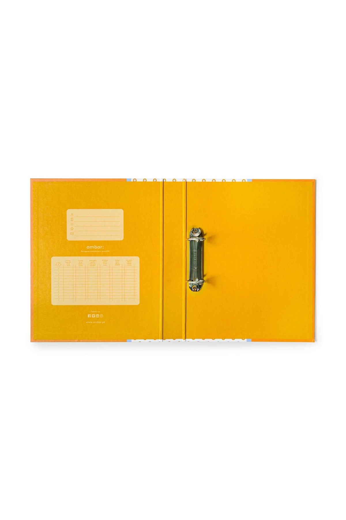 Capa A4 2 Argolas Lombada Estreita Teen Moonflower
