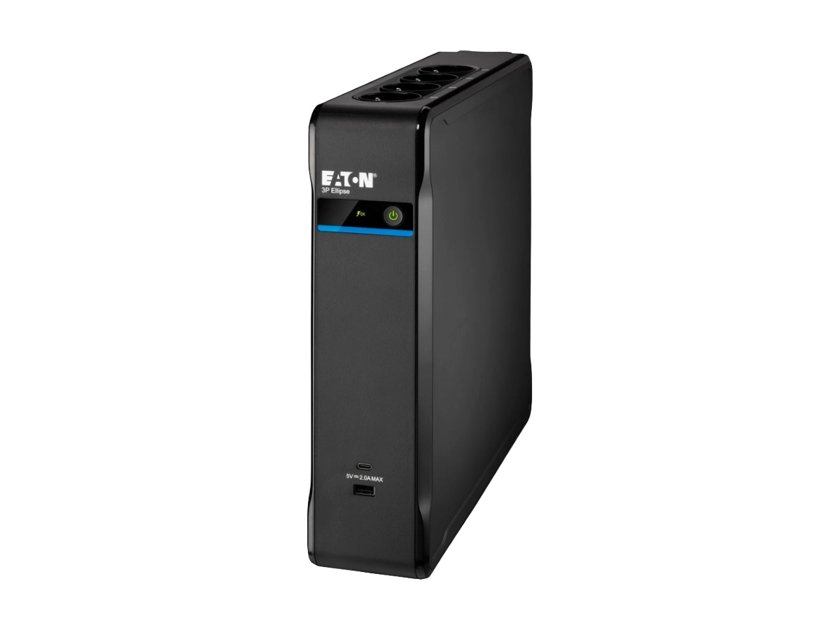 UPS Eaton 3P Ellipse preto com topo ventilado