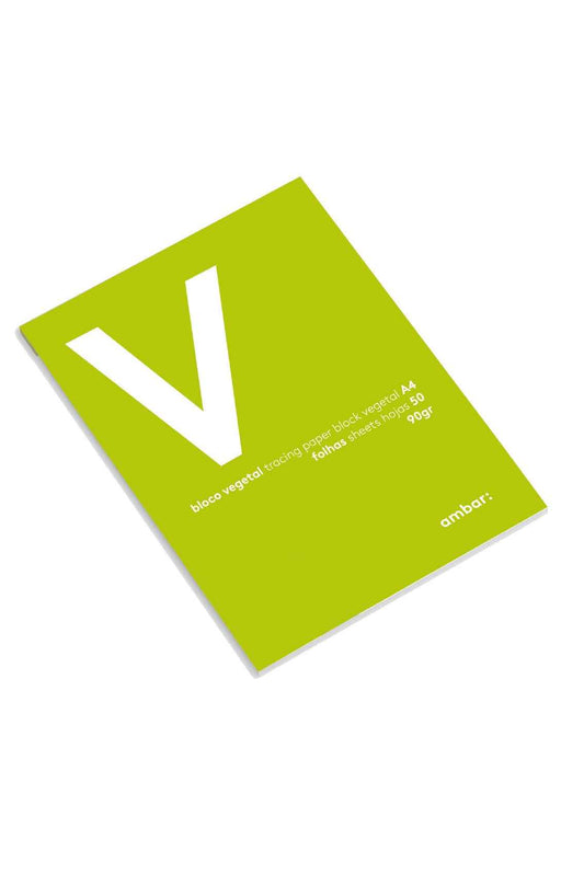 Bloco Vegetal Ambar School A4 50 Folhas 90 Gramas