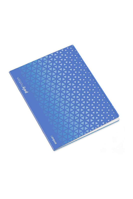 Caderno Agrafado Polipro Triangles A4 Quadriculado