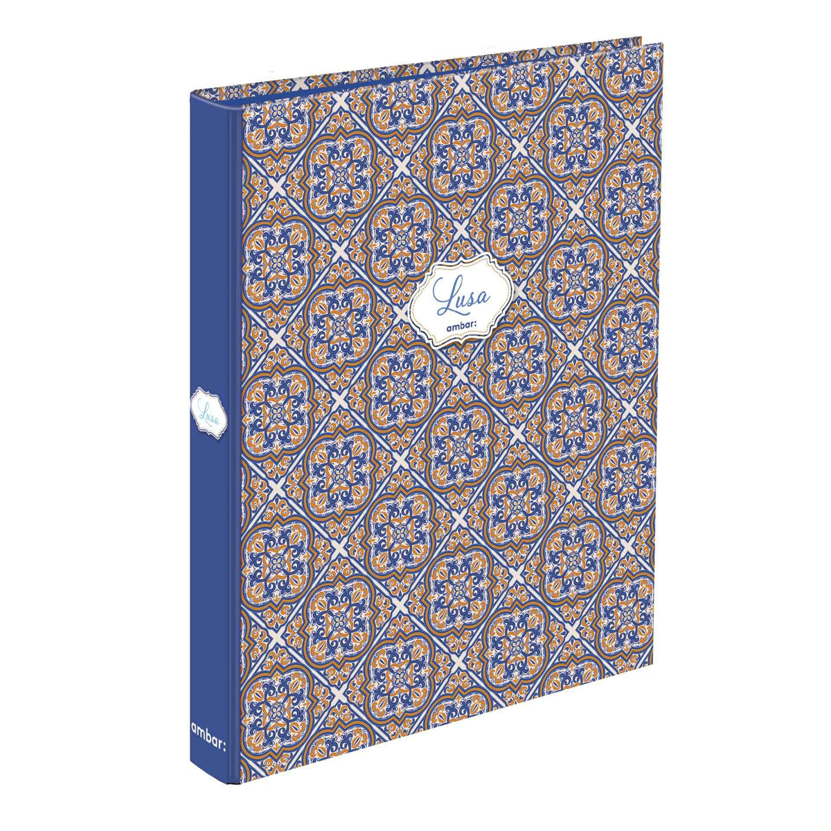Capa A4 2 Arg Lombada Estreita Lusa Tile
