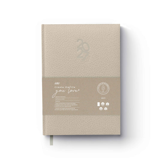 Agenda Semanal 2027 Eco Pearl FSC Mix A21