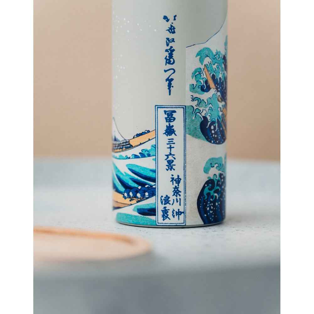 Garrafa de Metal A Grande Onda de Kanagawa Hokusai