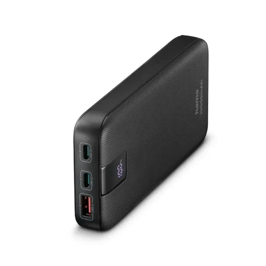 Power Bank 20000mAh Hama PD 20 Antracite 2x USB-C USB-A Carga Rápida